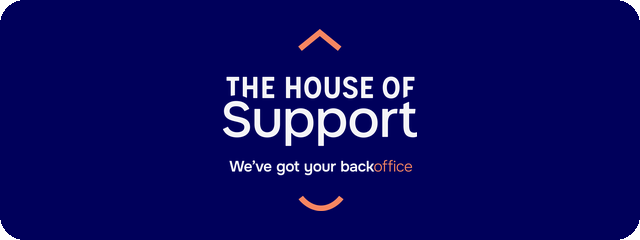 Logo van The House of Support, ondersteunende partner van de club