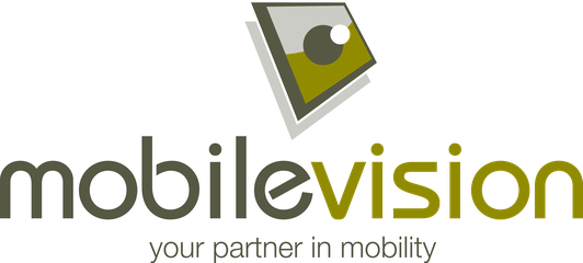 Logo van Mobile Vision, ondersteunende partner van de club